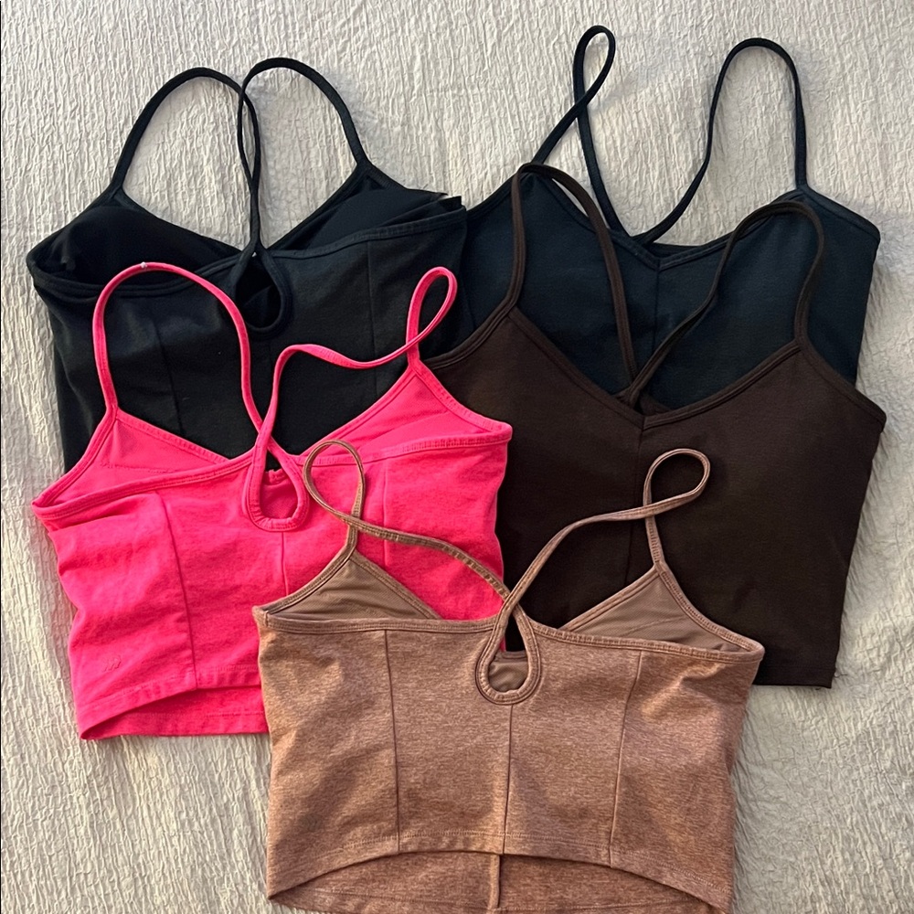 All in Motion Sports Bras - Black, Pink, Brown
